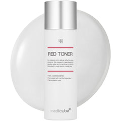 Medicube Red Toner 2.0 bottle front for lightweight hydration
