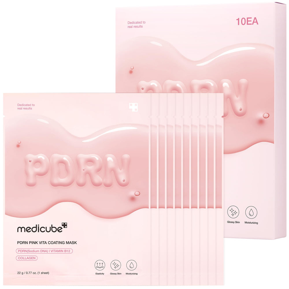 Medicube Salmon DNA PDRN pink sheet mask pack for deep hydration