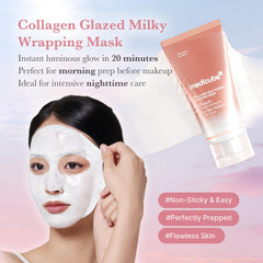 Medicube Wrapping Mask 20-minute glow-wrap supports absorption and brightness.