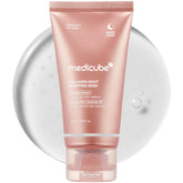 Medicube Wrapping Mask overnight pack highlights collagen-driven elasticity and deep hydration.