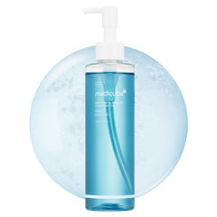 Medicube Zero Pore Cleansing Oil bottle pour shows gentle makeup removal