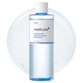 Medicube Zero Pore Toner bottle close-up highlighting hydrating pore care