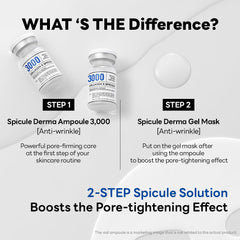 Mediheal ampoule application close-up showing dense serum and quick absorption.