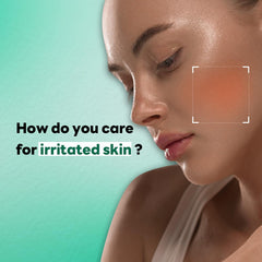 Mediheal Dermaplus Cica Mask sheet on face showing soothing hydration.