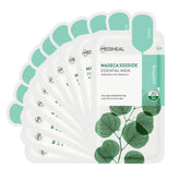 Mediheal Madecassoside mask packaging showing calming hydration for sensitive skin