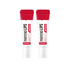 Mediheal Pantenolips Healbalm 2-pack tubes for easy, mess-free lip hydration.