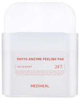Mediheal Phyto Enzyme Peeling Pad pack shot showing vegan exfoliation for clear skin