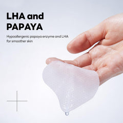 Mediheal Phyto Enzyme Peeling Pad papaya enzyme detail showing exfoliation benefits