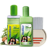 Mediker shampoo with neem and coconut front view travel-friendly bottle for daily cleansing