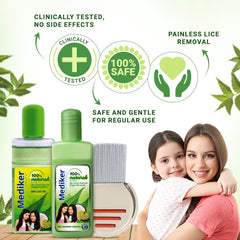 Mediker shampoo neem coconut lather bubbles illustrating cleansing action