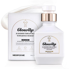 MEDIPICKME glutathione body lotion bottle delivers lightweight hydration for sensitive skin.