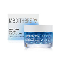 MEDITHERAPY Bluelayer bottle delivering deep hydration for daily use.