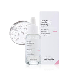 MEDITHERAPY Collagen Peptide 12X Serum bottle for daily renewal and smoother skin.