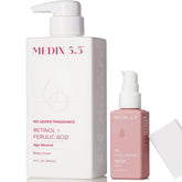 Medix 5.5 fragrance-free retinol cream bottle for gentle skin firming potential.
