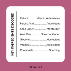 Medix 5.5 night-use-application supports nourishment while you rest.