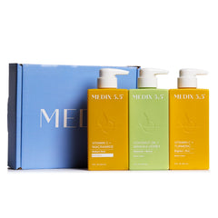 Medix 5.5 Nourish & Glow Citrus vitamin C Wash bottle front, gentle cleansing for dull skin.
