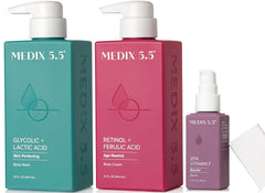 Medix 5.5 Retinol Body Cream bottle for firmer, hydrated skin