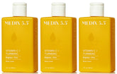 Medix 5.5 Vitamin C body lotion bottle delivering daily hydration for a brighter, more even look.