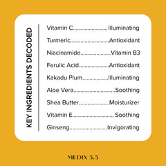 Medix 5.5 Vitamin C body cream visible on skin for a soft, hydrated appearance.
