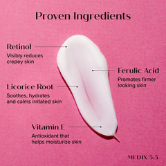 Medix 5.5 Vitamin F Body Oil bottle nourishes and hydrates skin.