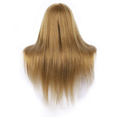 MEDO hair styling capabilities, curling and straightening on a lifelike head.