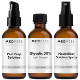 MedPeel glycolic acid 30% peel bottle for at-home texture improvement