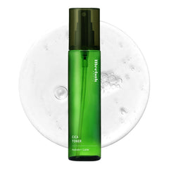 Meebak CICA Toner Spray bottle shown for a soothing, refreshing skin boost.