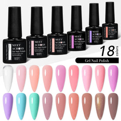 MEET ACROSS Non-toxic, low-odor base gel for safe nail care.