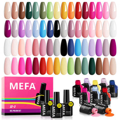 MEFA 32-shade maroon red gel polish bottle for lasting color at home