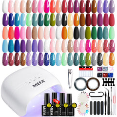 MEFA 72W LED lamp for quick, even curing of gel nails