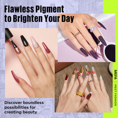 MEFA glossy base and top coat for durable, high-shine finishes.