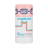 Megababe Daily Deodorant Rosy Pits bottle shows a clear, aluminum-free formula for everyday use