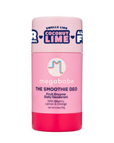 Megababe Daily Deodorant Smoothie Deo stick glide for smooth application and long-lasting freshness.