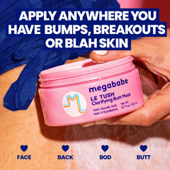Close-up of creamy texture and exfoliating beads for gentle skin renewal.