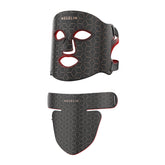 MEGELIN LED face and neck mask front view with seven color options for skin care.