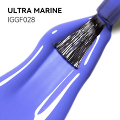 MEGIOR Ultra Marine gel brush applying color for easy at-home manicure.
