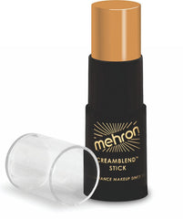 Mehron CreamBlend Stick compact swatch for bold stage makeup.