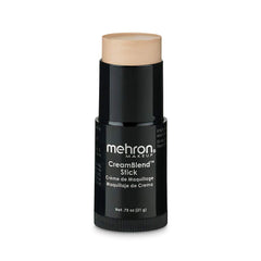 Mehron CreamBlend Stick packaging close-up for professional stage makeup on the go.