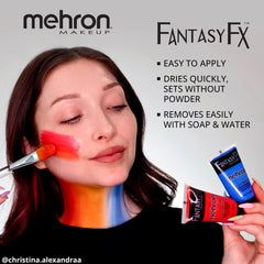 Mehron Fantasy FX Cream removal with soap and water after wear