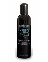 Mehron Hydro Prep Pro bottle being poured to show instant hydration for makeup priming