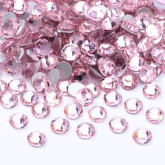 Meibite pink flatback rhinestones for nail art with high sparkle and easy application