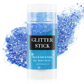 MEICOLY Blue Face Glitter Stick delivers vivid blue shimmer for bold party looks.