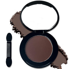 MEICOLY brown single eyeshadow with mirror for on-the-go touch-ups