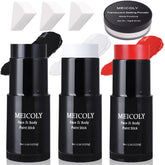 Meicoly clown red face paint stick for bold, long-lasting color.