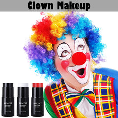 Meicoly white face paint stick for bright, even coverage on skin.