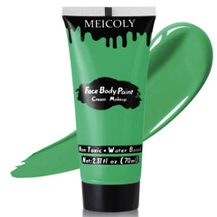 MEICOLY green face paint 70g bottle for vibrant, long-lasting color