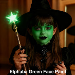 MEICOLY green face paint with smooth glide for easy blending on skin