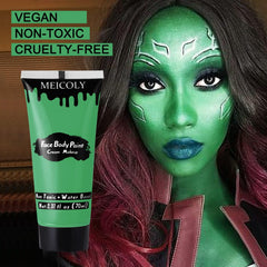 MEICOLY green Hulk look and witch cosplay camouflage for dramatic characters