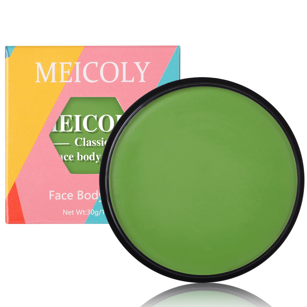 MEICOLY light green face paint bottle pour for quick bold color