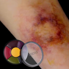 MEICOLY light green Gamora witch face paint for vibrant fantasy character looks.